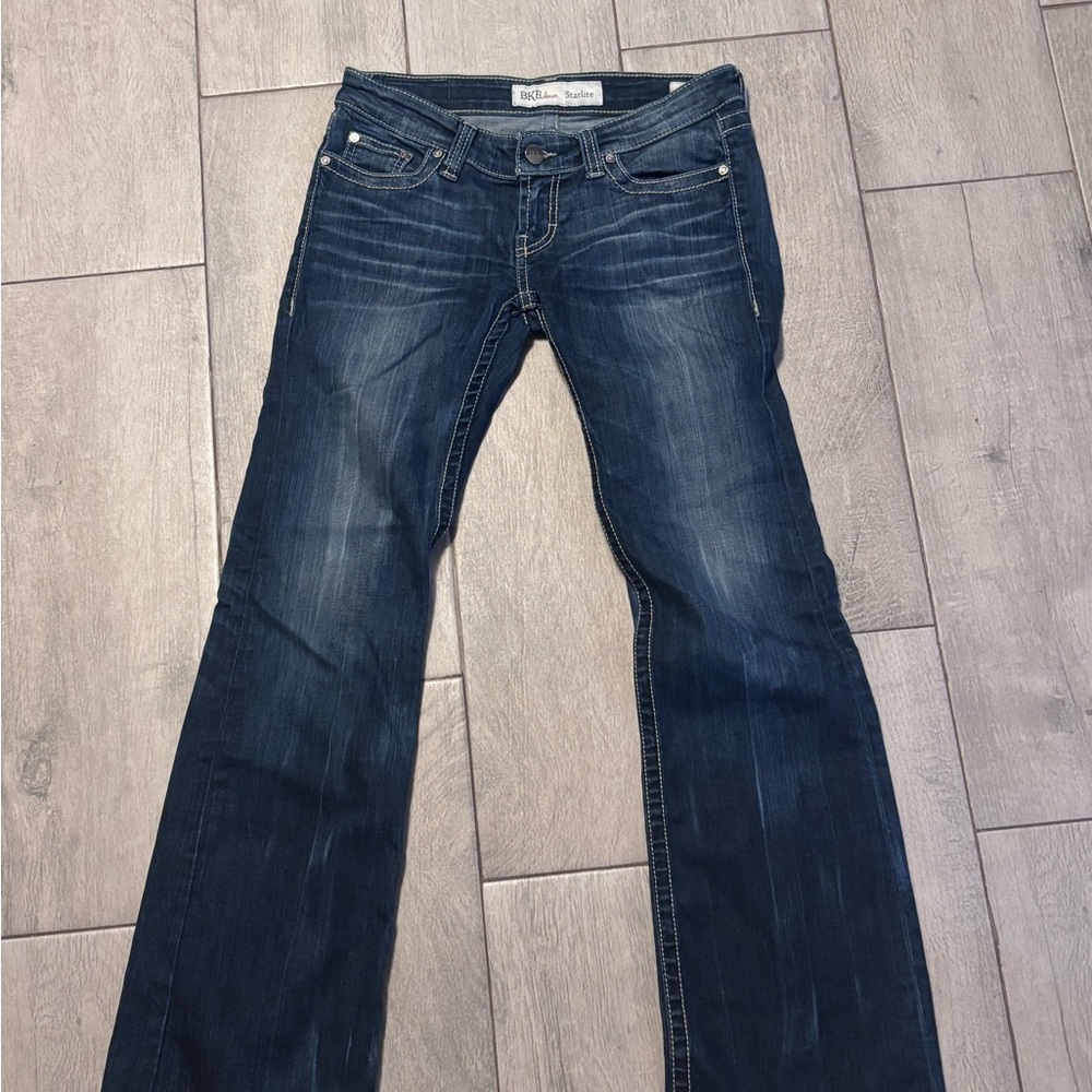BKE Dark Blue Flare Jeans